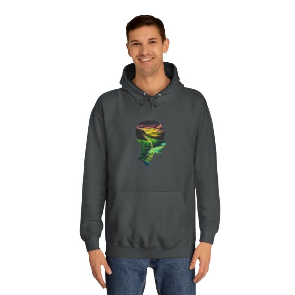 Here for the Journey, Not Just the Destination Unisex College Hoodie - Image 7