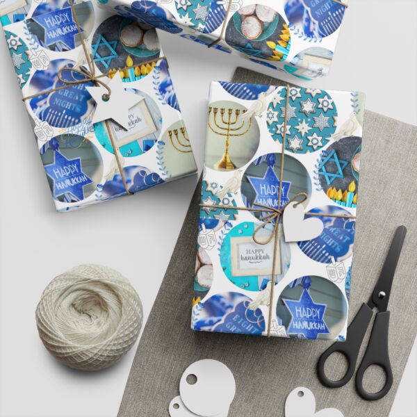 Hanukkah Gift Wrapping Paper: Elegant Patterns for the Festival of Lights