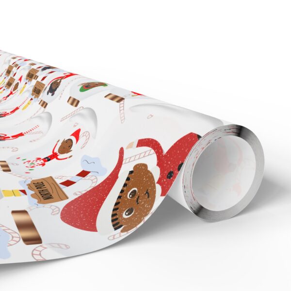 Santa's Little Helpers Christmas Gift Wrapping Paper