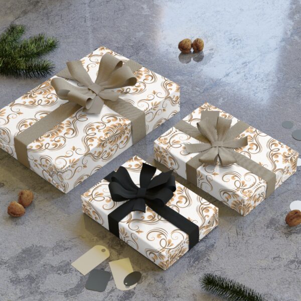 Opulent Gold Gift Wrapping Paper - Image 6