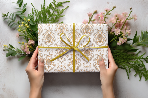 Elevate your gift-giving with our Opulent Gold Gift Wrapping Paper, featuring intricate gold designs on premium satin-finish paper. Eco-friendly, versatile, and perfect for adding elegance to any occasion.