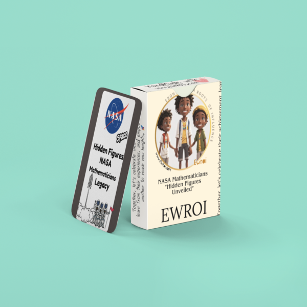 These flashcards are perfect for introducing children to the significant contributions of African American mathematicians in space exploration and STEM.